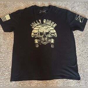 Grunt Style Jolly Roger Black T-Shirt